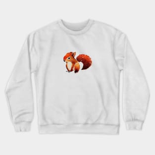 Red Squirrel Crewneck Sweatshirt